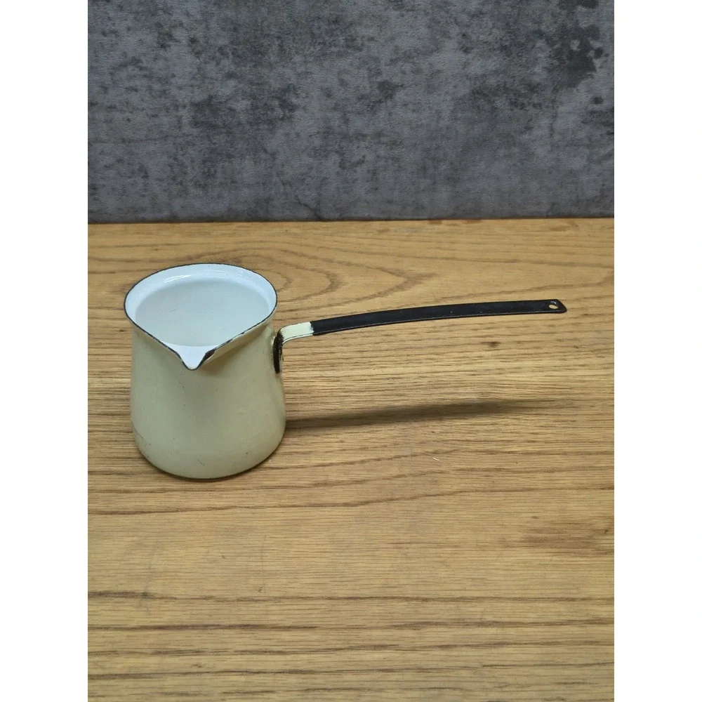 Ladle Enamel Vintage Sip Dip Pour Cup Scoop Long Handle